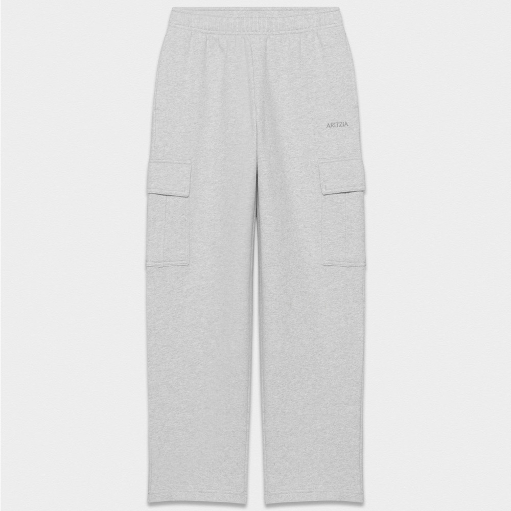Aritzia Mega Cargo Sweatpants-  Heather Chrome